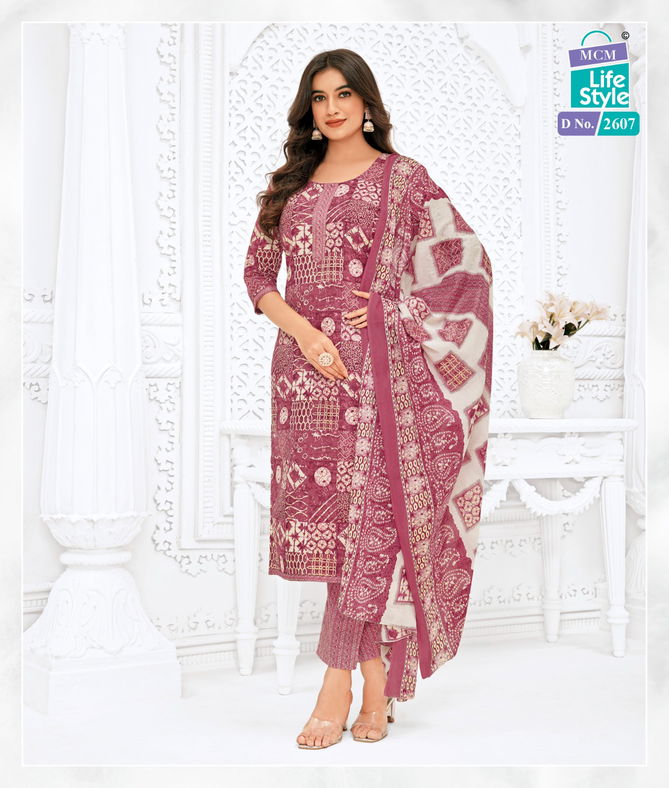 Priyalaxmi Vol 26 By Mcm Printed Cotton Dress Material
